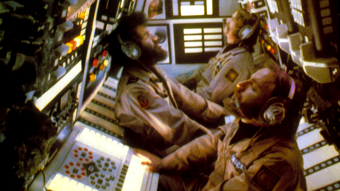 Dan O'Bannon, Brian Narelle, Cal Kuniholm in Dark Star (1974)