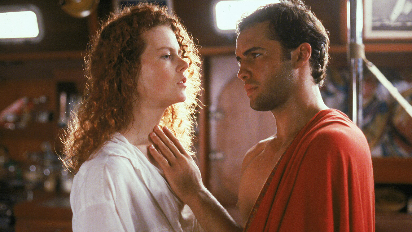 Nicole Kidman menaced by a psycho Billy Zane in Dead Calm (1989)