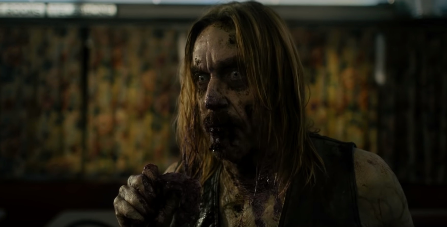 Iggy Pop as a coffee-drinking zombie in The Dead Don't Die (2019)