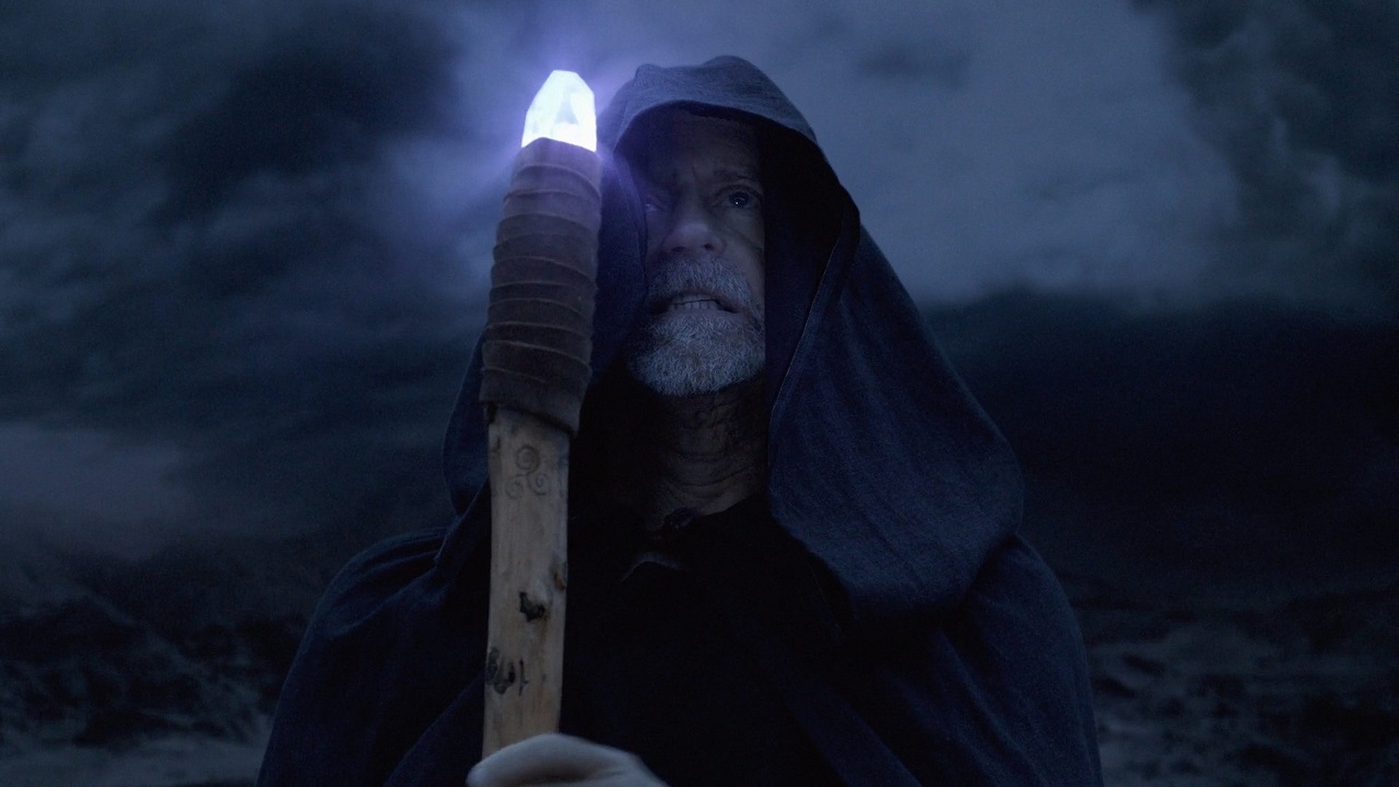 Corbin Bernsen as a sorcerer in A Deadly Legend (2020)