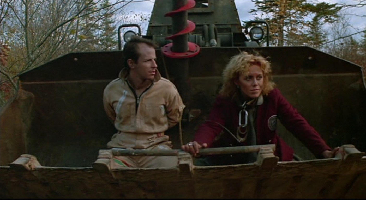 Tim Choate and Lenore Zann in Defcon-4 (1985)