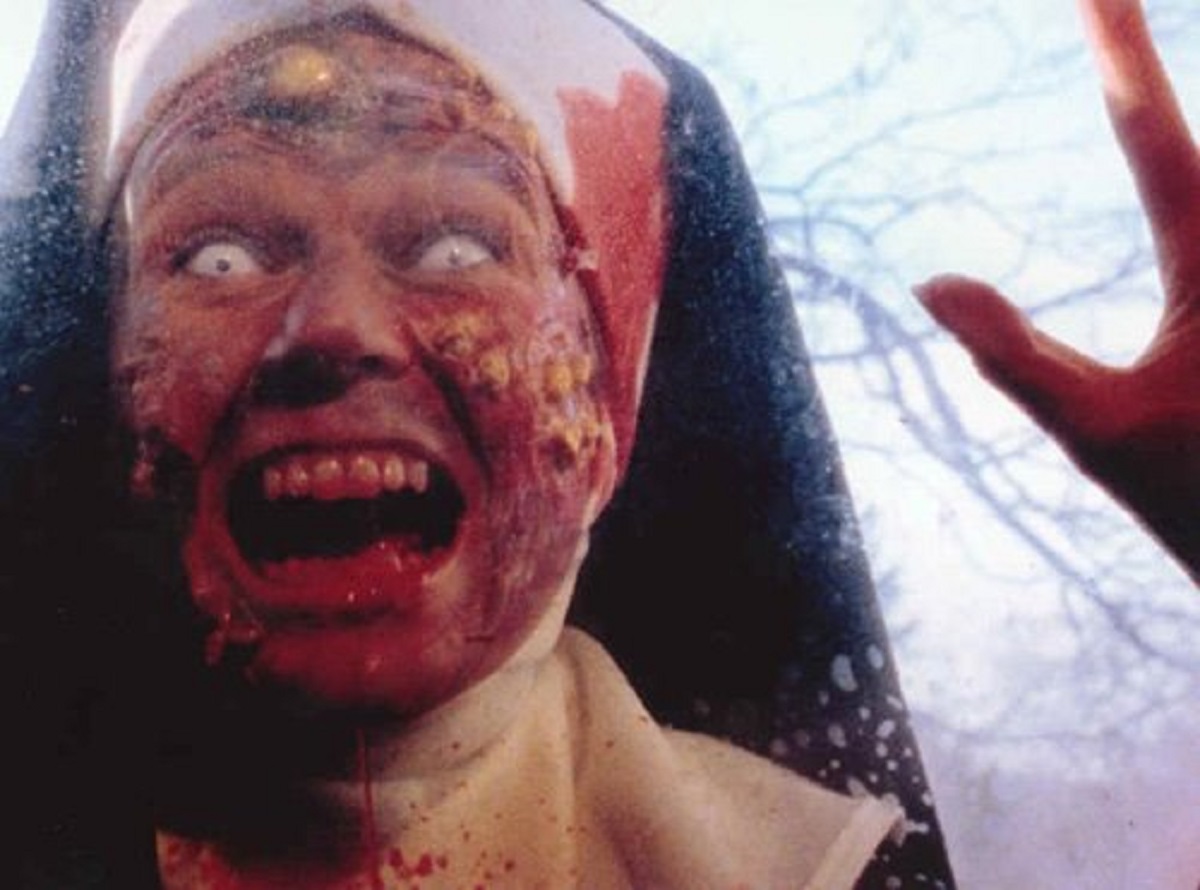 Zombie nuns in Desecration (1999)