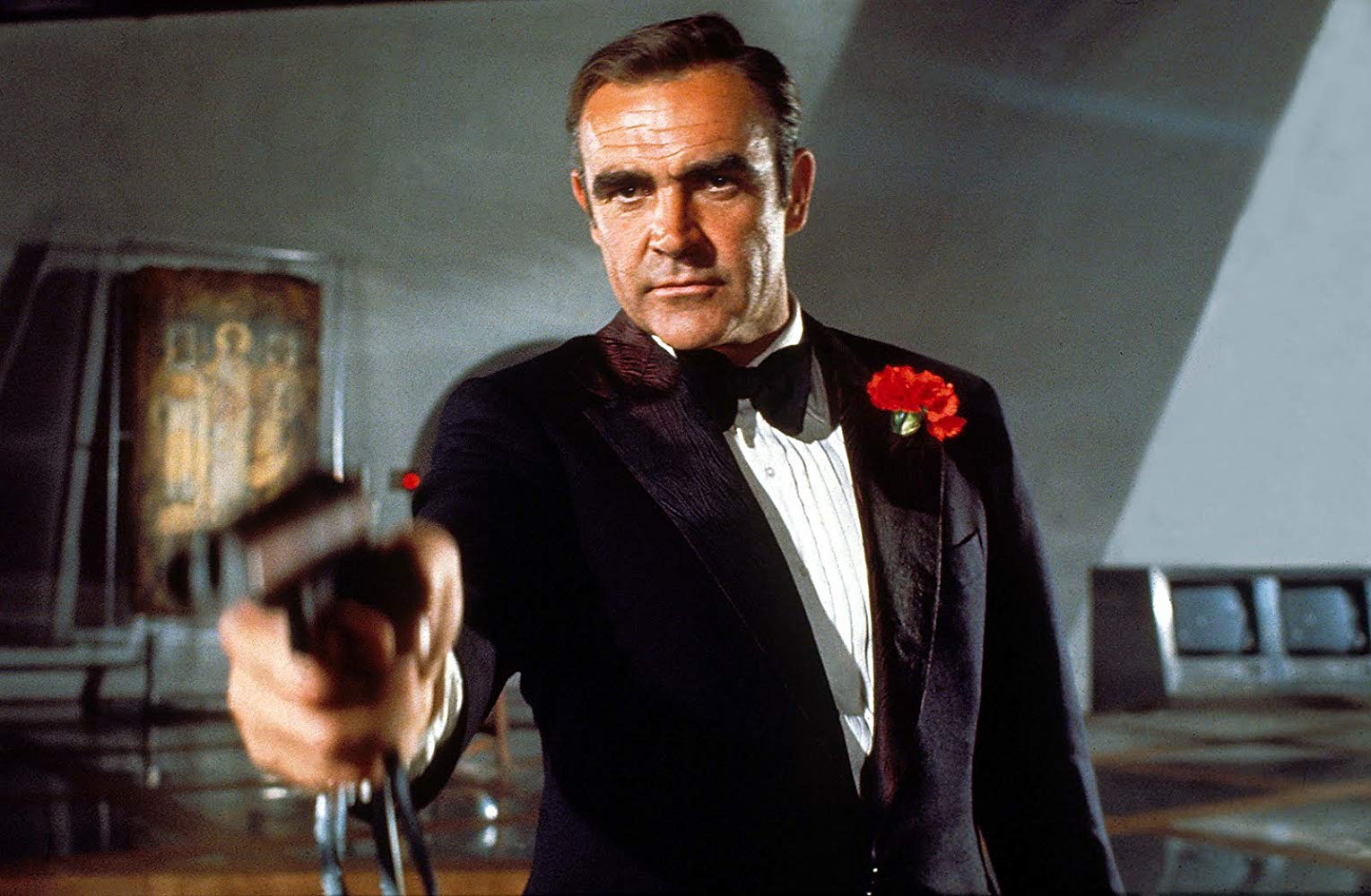 Sean Connery back again as James Bond in Diamonds Are Forever (1971)