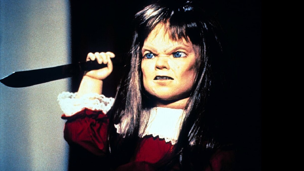 The evil possessed doll in Dolly Dearest (1991)