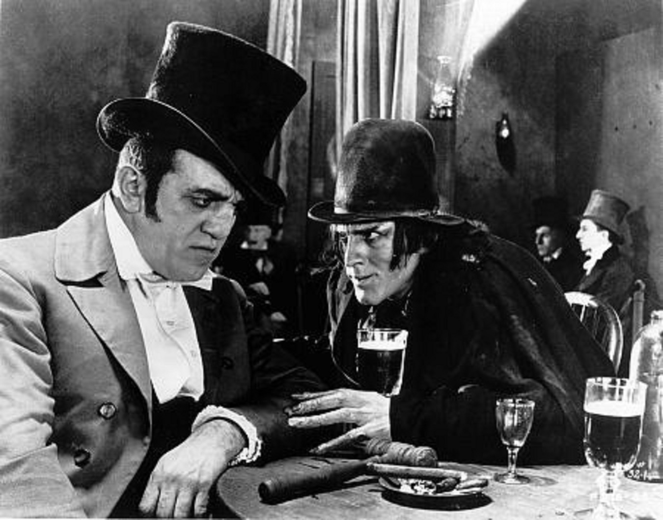 John Barrymore) and Louis Wolheim in Dr Jekyll and Mr Hyde (1920)