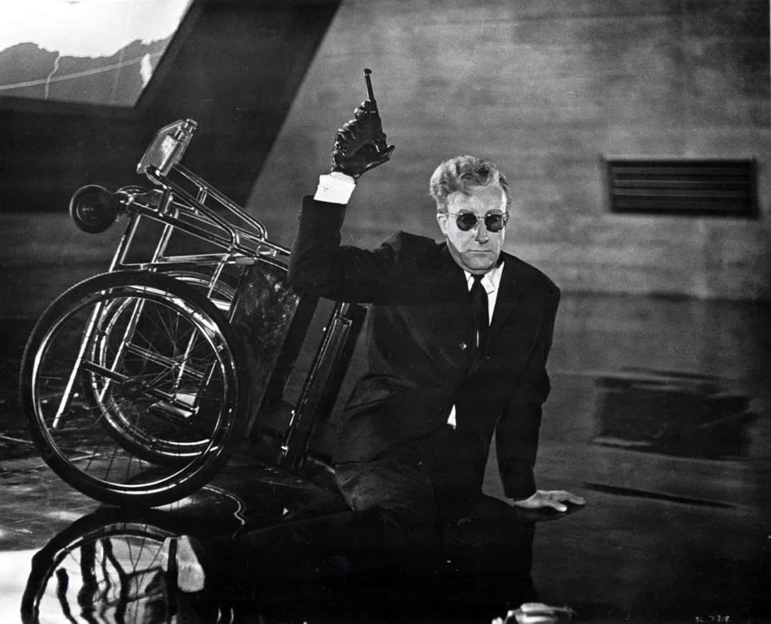 Peter Sellers as Dr Strangelove in Dr Strangelove or How I Learned to Stop Worrying and Love the Bomb (1964)