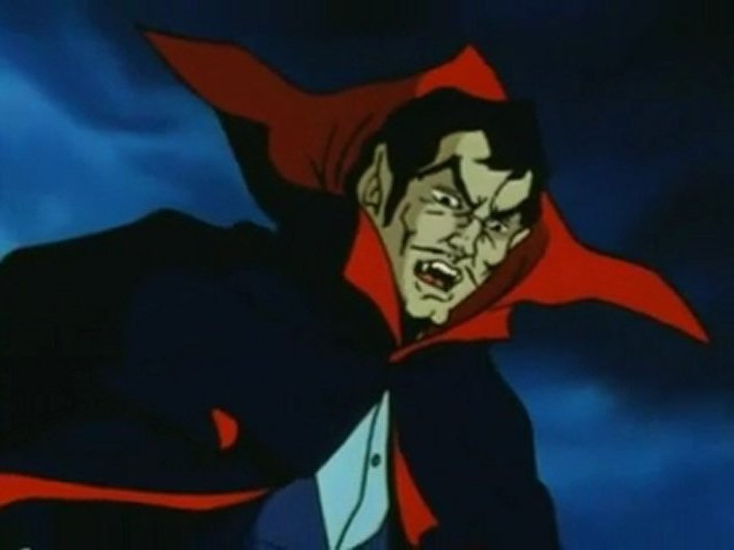 The anime version of Cunt Dracula in Dracula (1980)