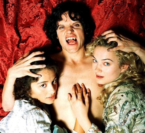 Mina Murray (Stephanie Leonidas), Count Dracula (Marc Warren) and Lucy Westenra (Sophia Myles) in Dracula (2006)