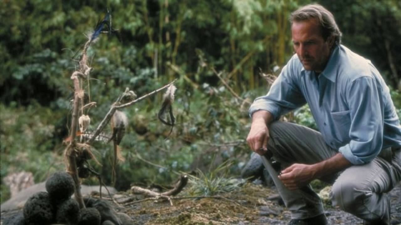 Kevin Costner visits his wife's grave in Dragonfly (2002)