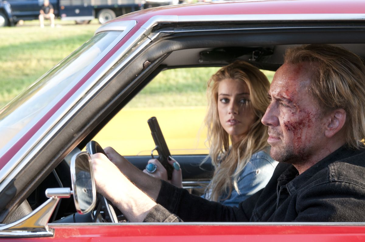 Nicolas Cage and Amber Heard in Drive Angry (2011)