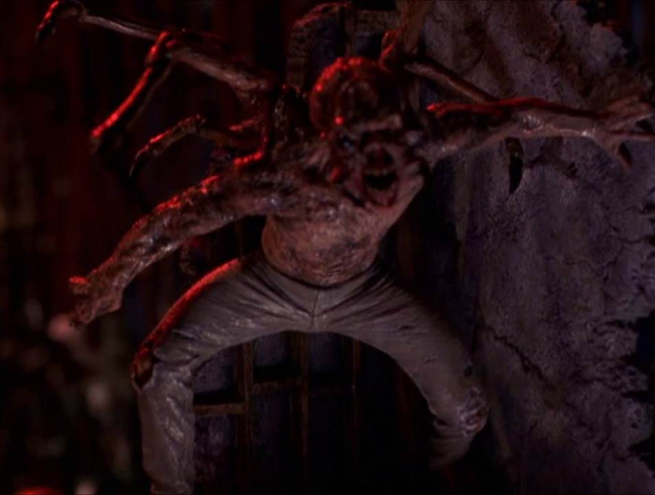 The mutated creature in Earth vs the Spider (2001)