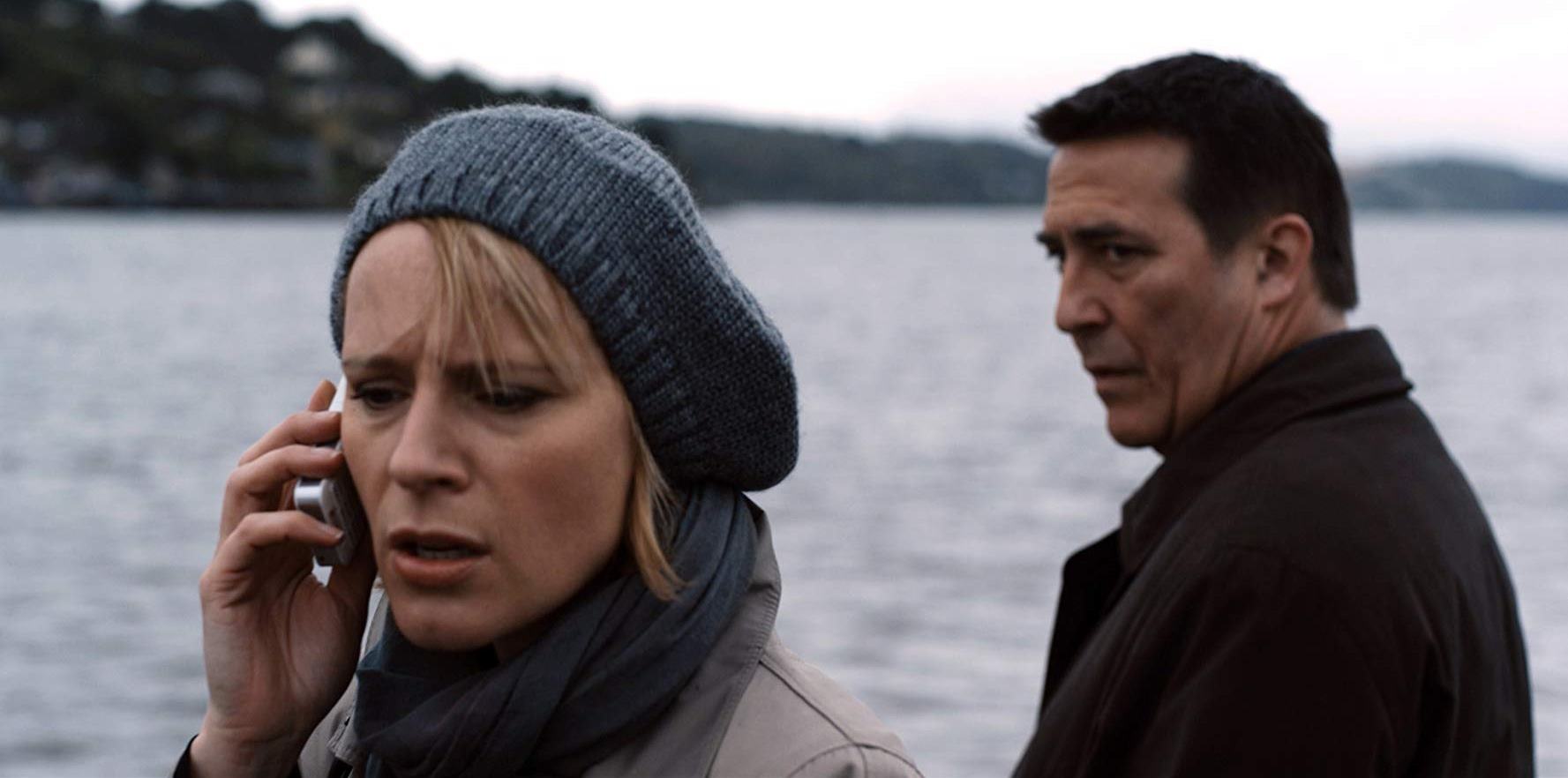Iben Hjejle and Ciaran Hinds in The Eclipse (2009)