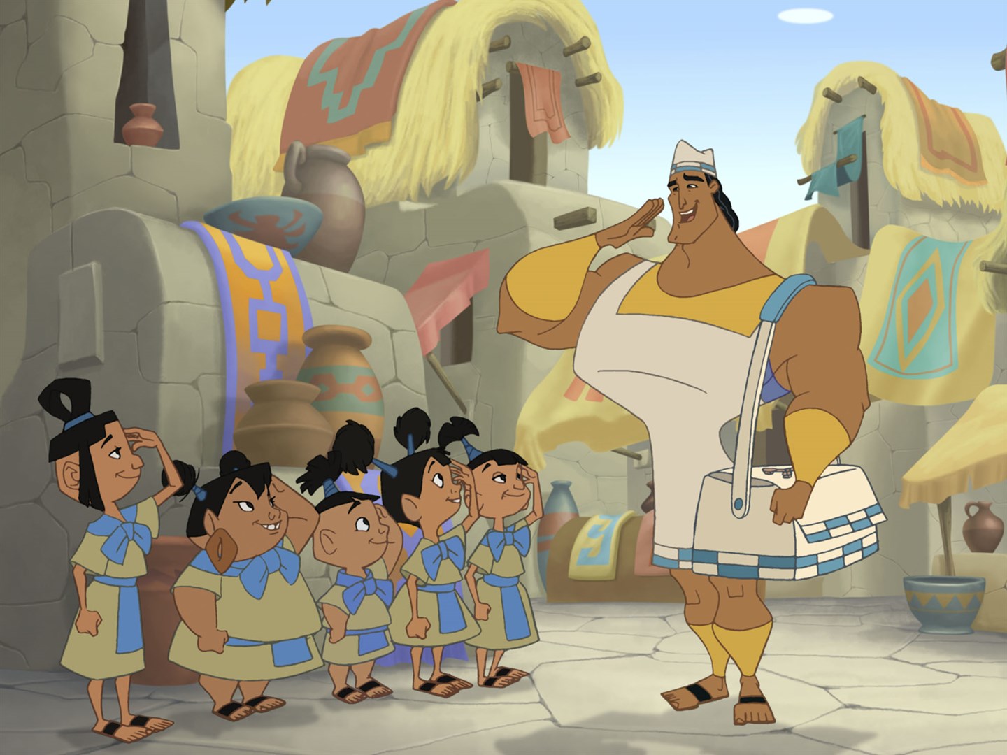 Kronk (voiced by Patrick Burton) in The Emperor's New Groove 2: Kronk's New Groove (2005)