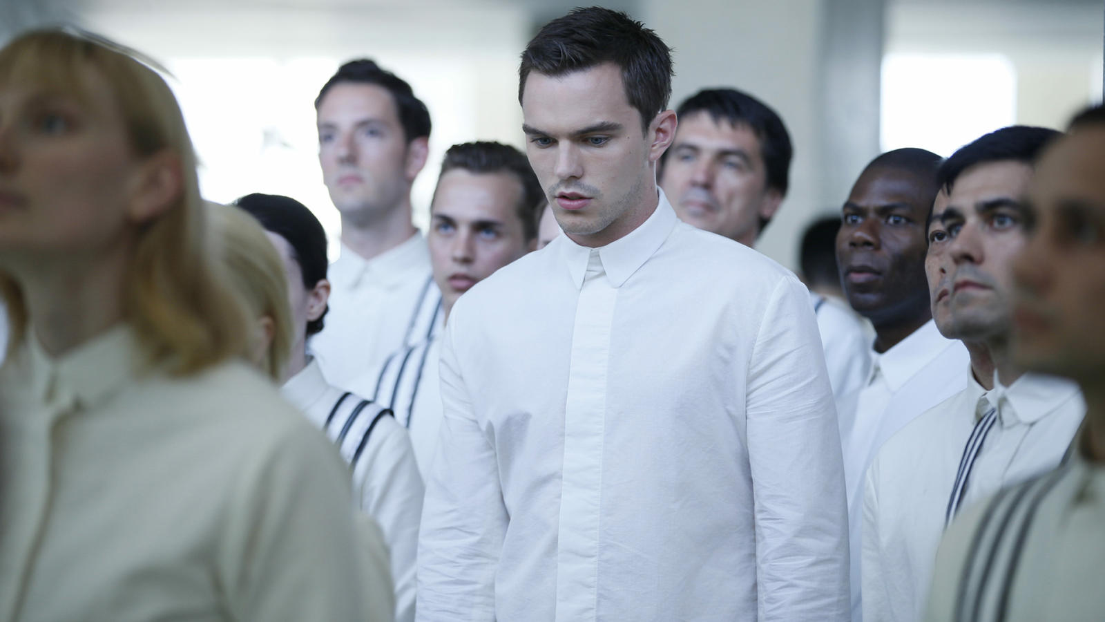 The increasingly underrated Nicholas Hoult (c) as the love interest Silas in Equals (2015)