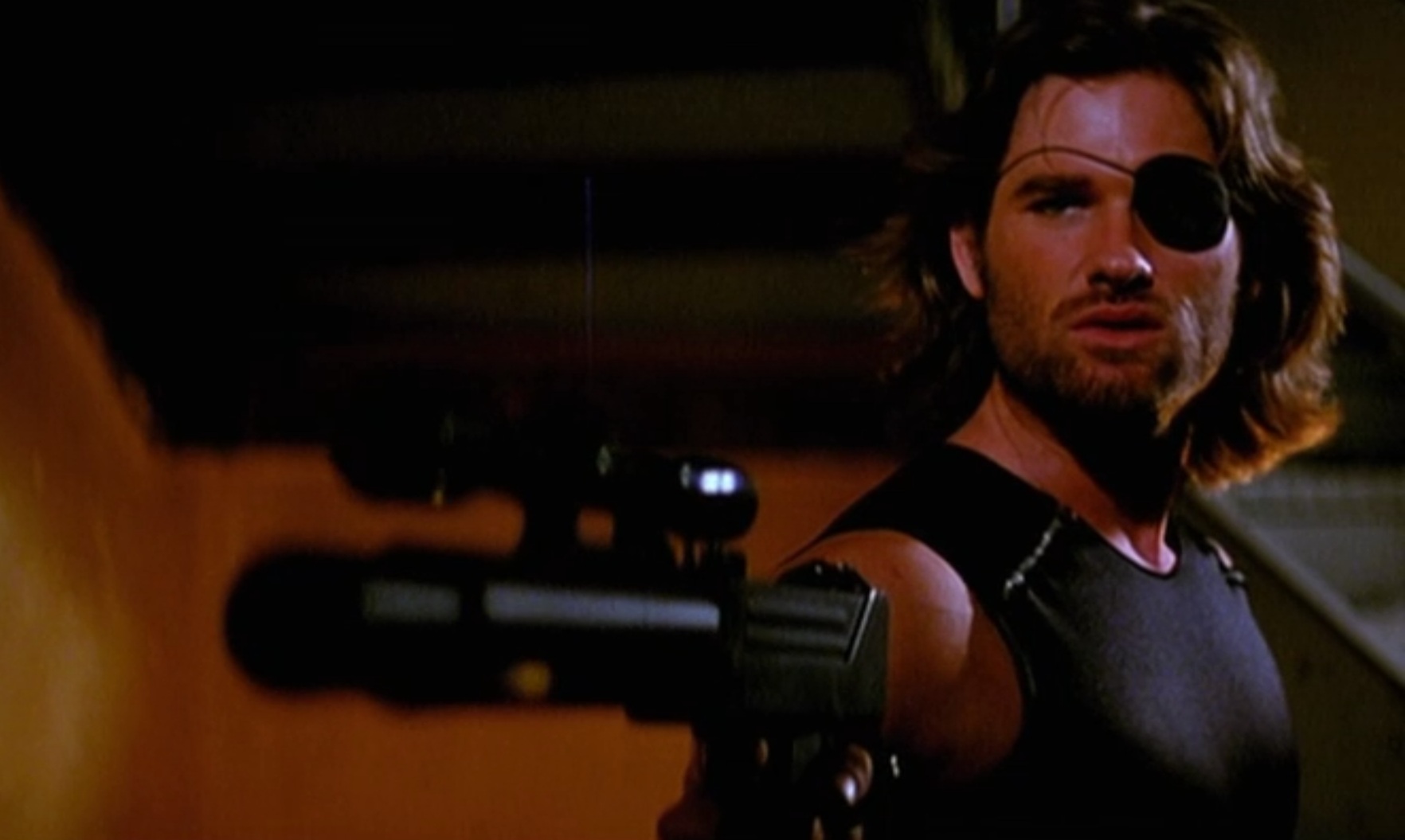 Kurt Russell as Snake Plissken in Escape from New York (1981)