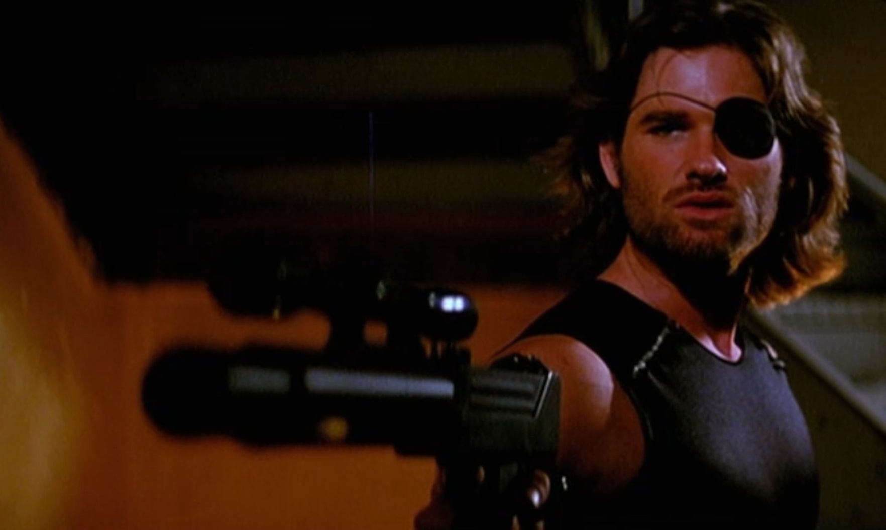 Kurt Russell as Snake Plissken in Escape from New York (1981)