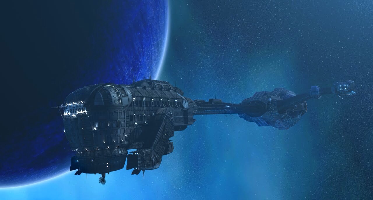 The spaceship Event Horizon in Event Horizon (1997)