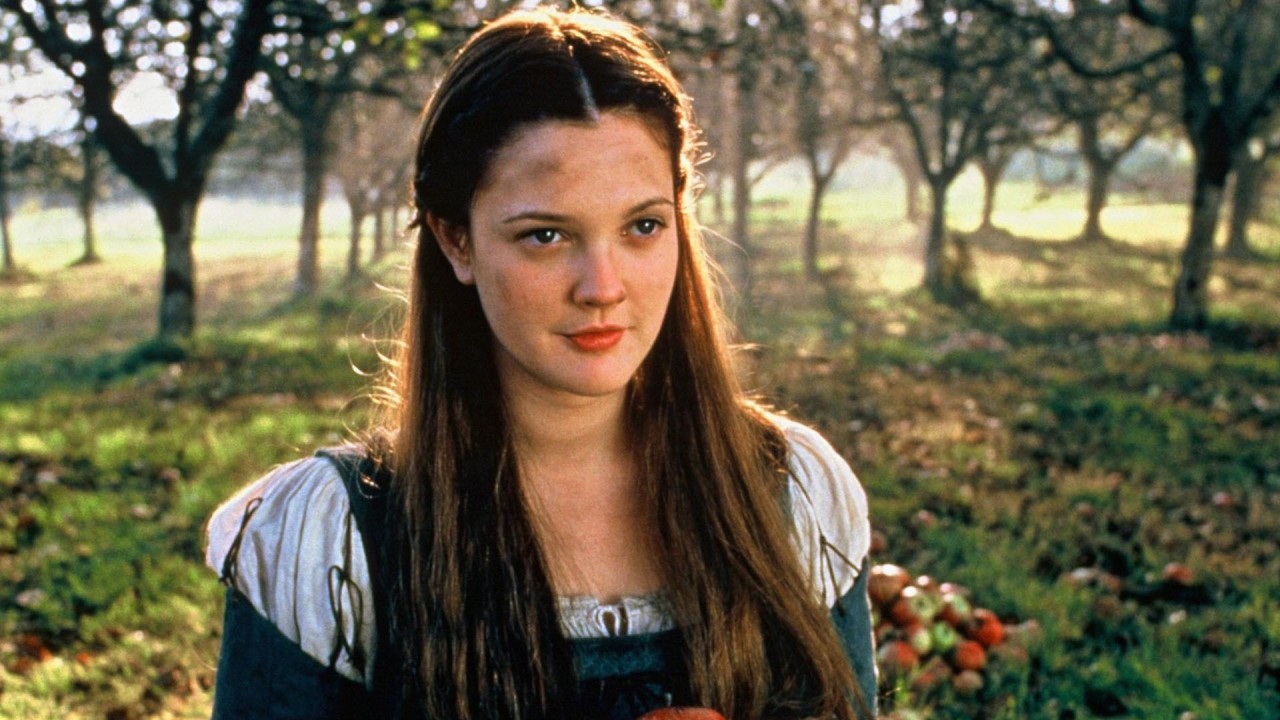 Drew Barrymore as Danielle, Cinderella with a modern revision in EverAfter (1998)