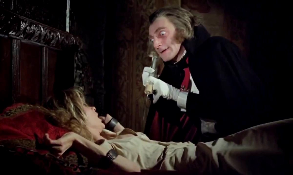 Marty Fledman as a vampire in Every Home Should Have One (1970)