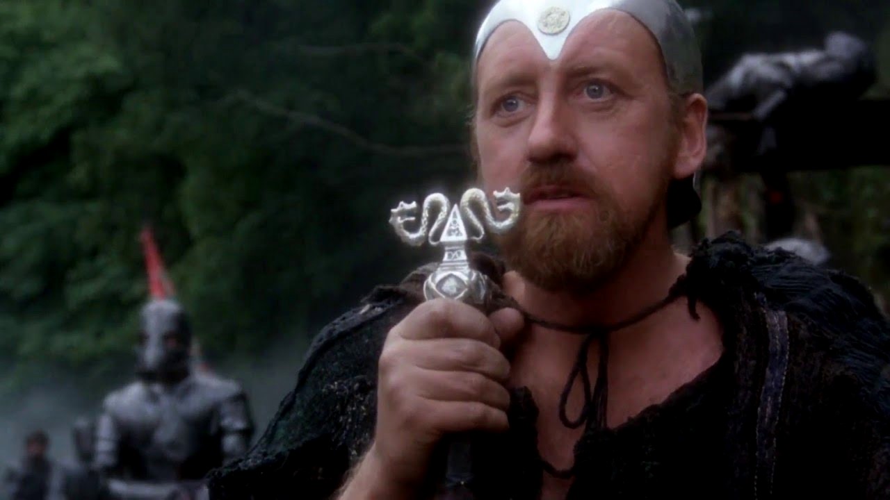 Merlin (Nicol Williamson) in Excalibur (1981)