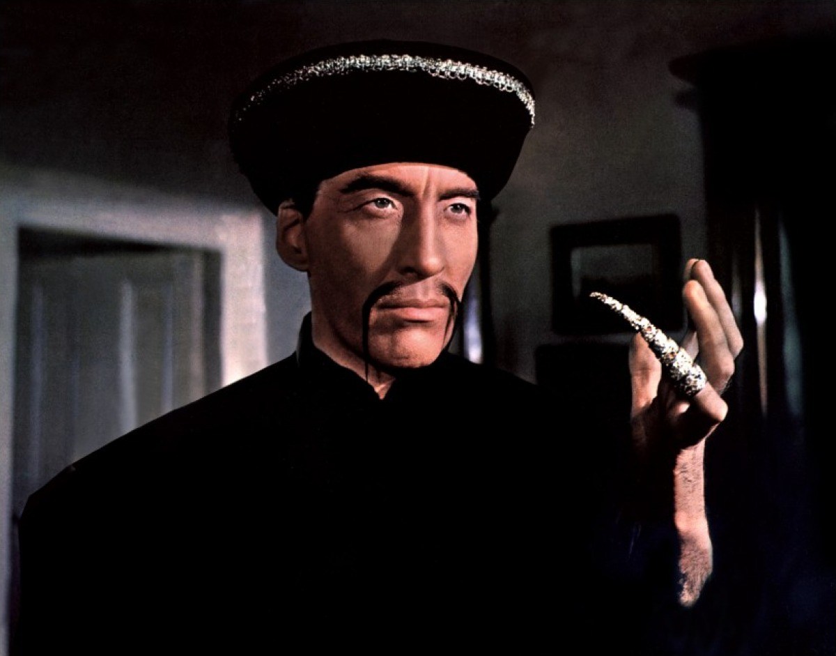 Christopher Lee as Fu Manchu in The Face of fu Manchu (1965)