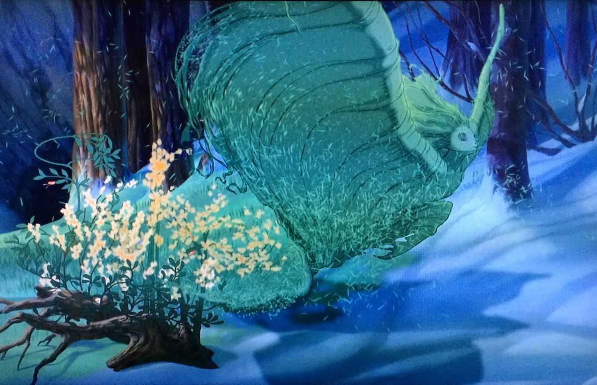 The spirit of spring moves across the land in the Firebird segment in Fantasia 2000 (1999)