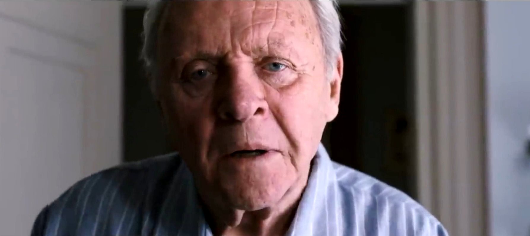 An Alzheimer's-ridden Anthony Hopkins in The Father (2020)