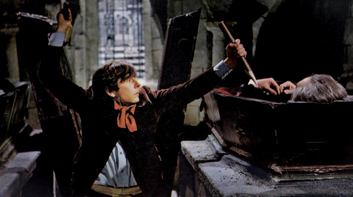 Roman Polanski (also the film's director) as the bumbling vampire hunter Alfred in The Fearless Vampire Killers (1967)