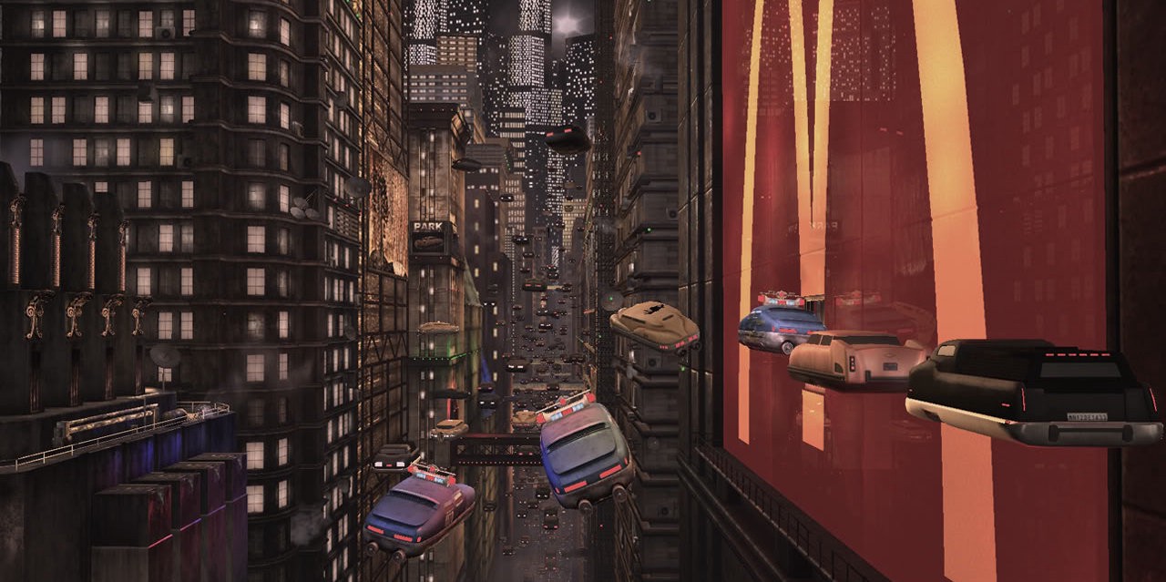 New York City of the future in The Fifth Element (1997)