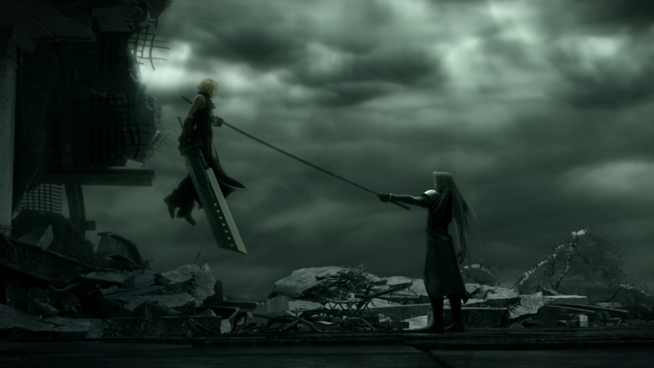 Cloud vs Kadaj in Final Fantasy VII: Advent Children (2005)