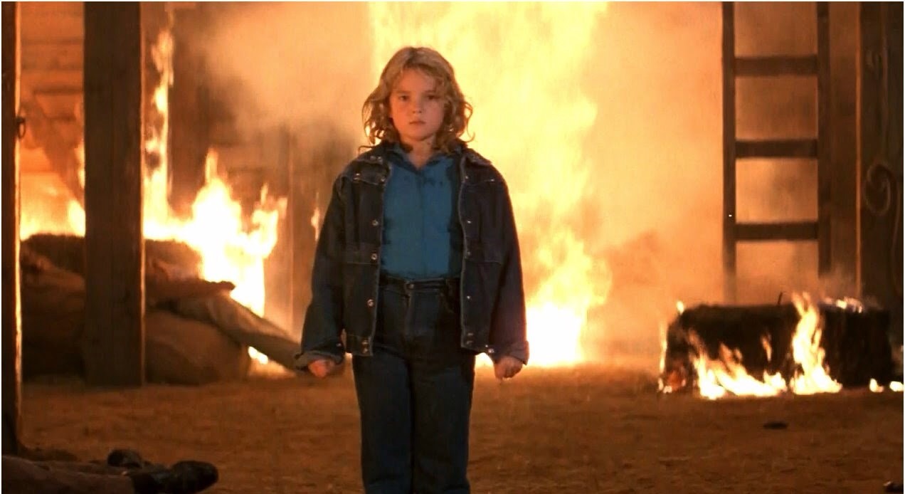 Drew Barrymore as the pyrokinetic Charlie McGee in Firestarter (1984)