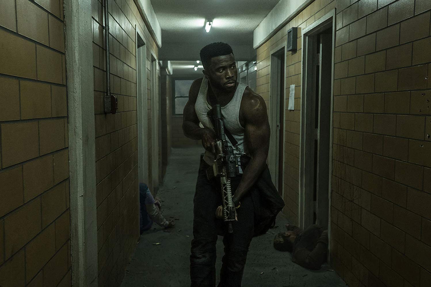 Y’lan Noe as drug dealer hero Dmitri in The First Purge (2018)