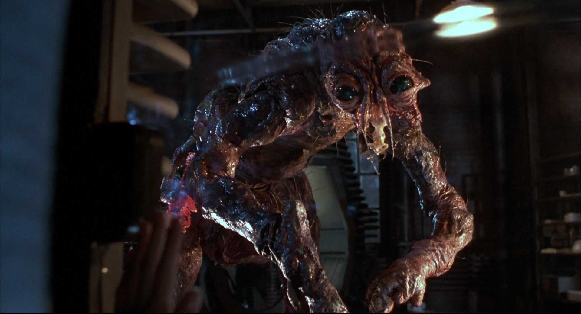 The fully mutated Brundlefly in The Fly (1986)