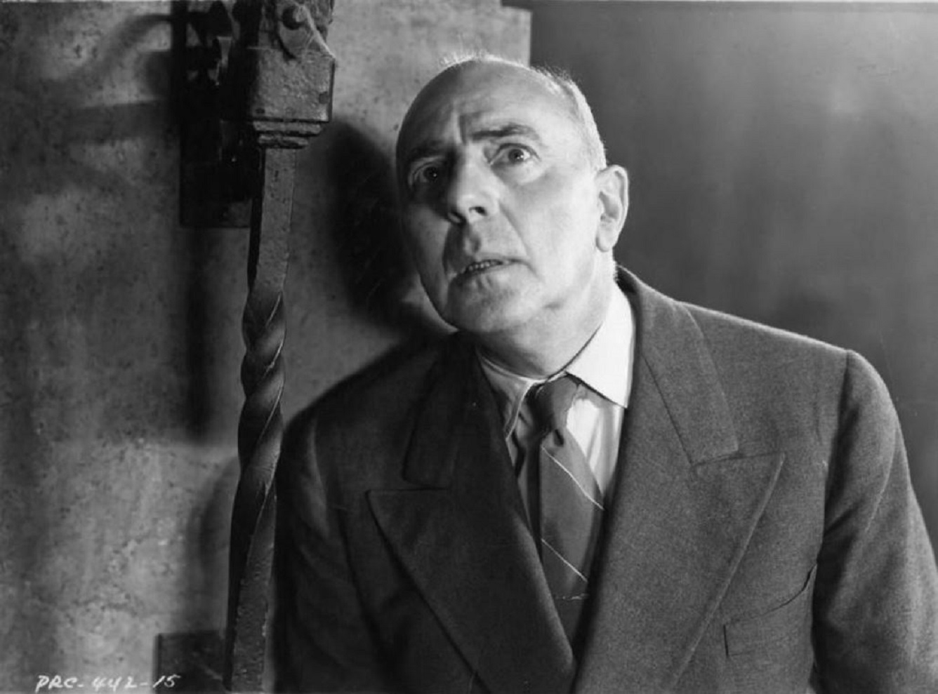 Mad archaeologist George Zucco in The Flying Serpent (1946)