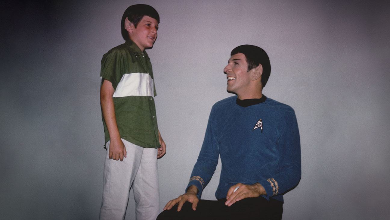 A young Adam Nimoy and his father Leonard in Spock costume in For the Love of Spock (2016)