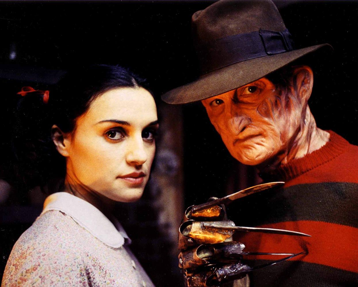 Heroine Lisa Zane and Freddy Krueger (Robert Englund) in Freddy's Dead: The Final Nightmare (1991)