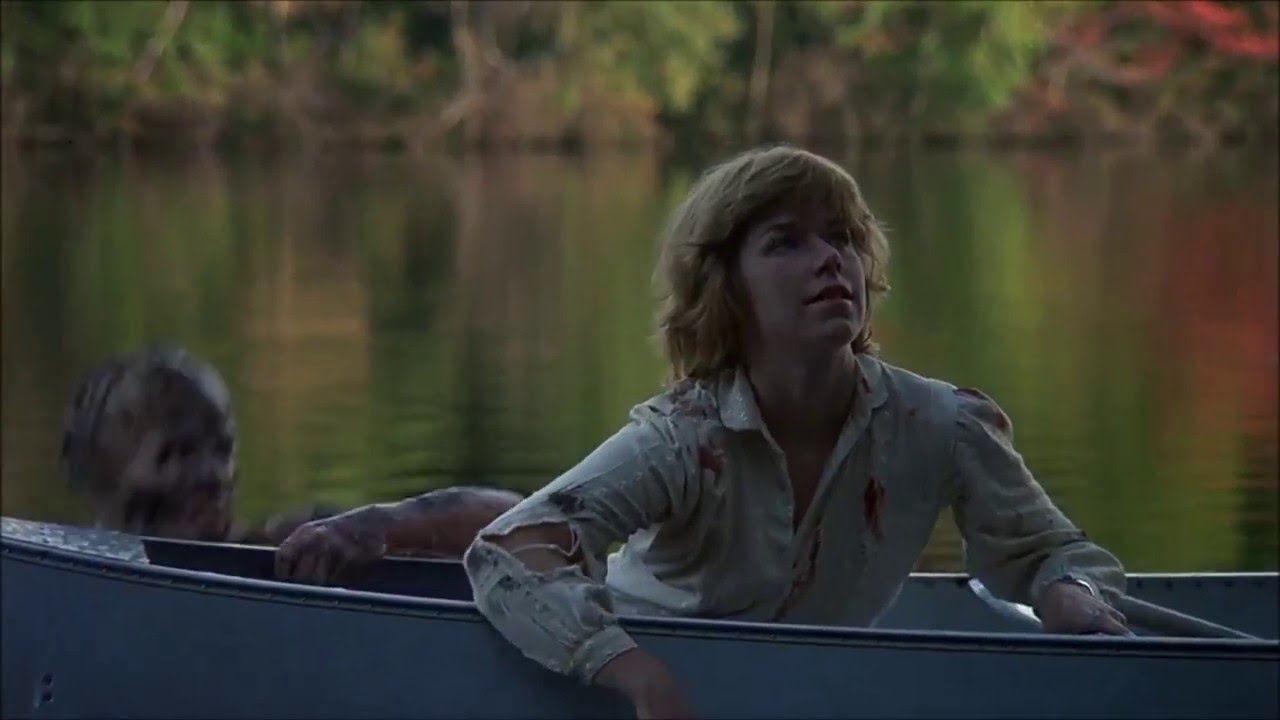 The first appearance of Jason - Adrienne King in the dream sequence in Friday the 13th (1980)