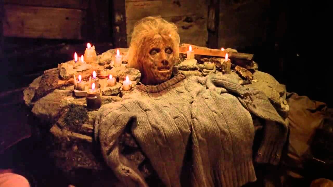 Jason's shrine to his mother in Friday the 13th Part 2 (1981)