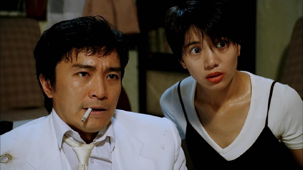 Spy Stephen Chow and Anita Yuen in From Beijing with Love (1994)