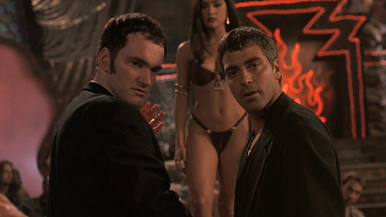 Brothers Richard and Seth Gecko (Quentin Tarantino, George Clooney) in From Dusk Till Dawn (1996)