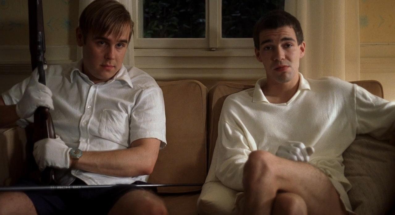 Frank Giering and Arno Frisch in Funny Games (1997)