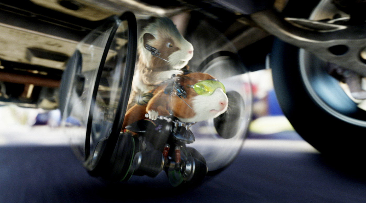 In action aboard a hamster ball in G-Force (2009)