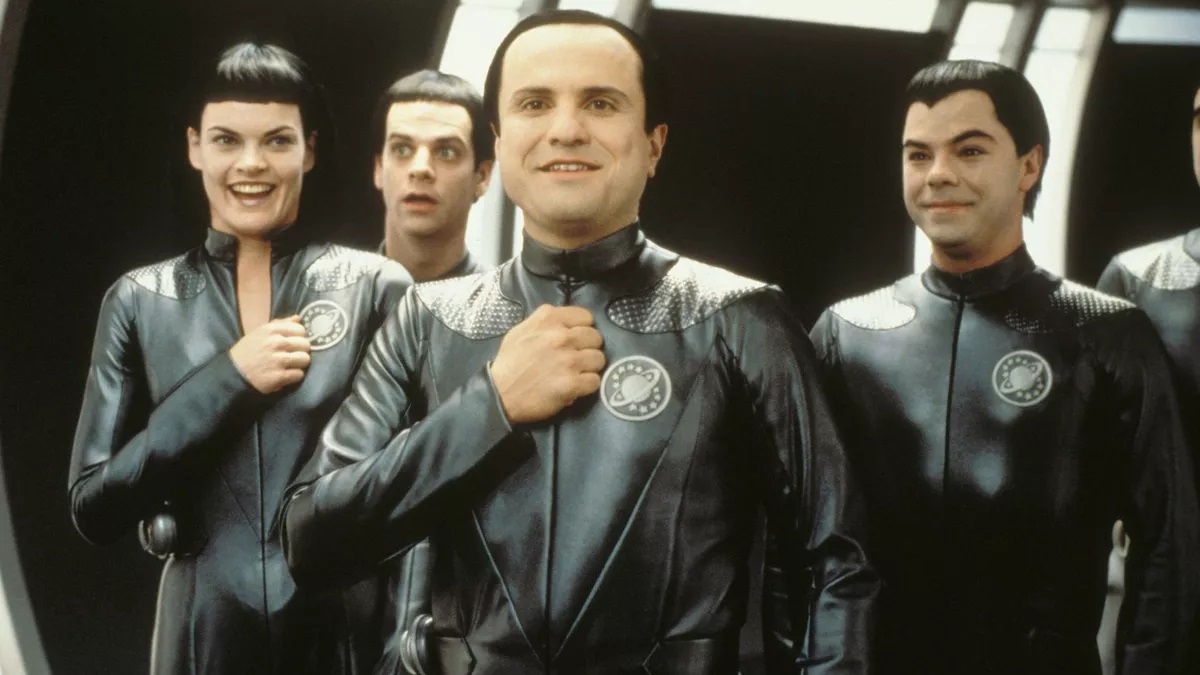 The Thermians - Missi Pyle, Patrick Breen, Enrico Colantoni and Jed Rees - in GalaxyQuest (1999)