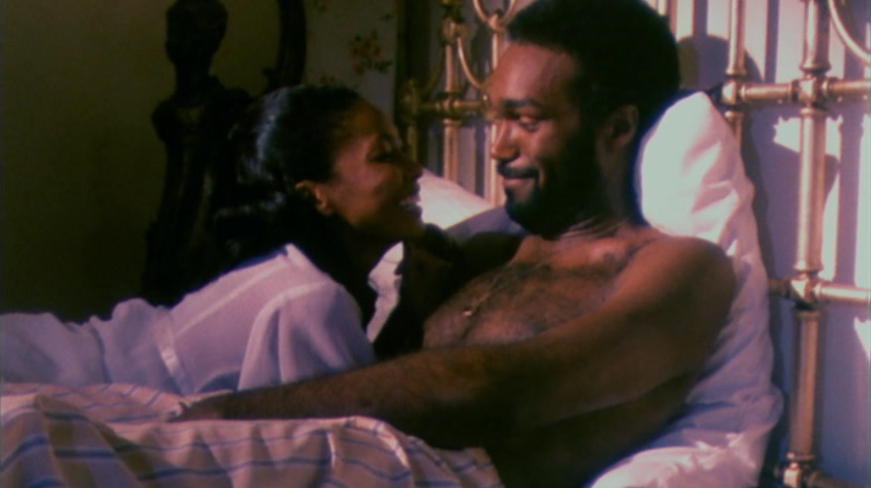 Ganja (Marlene Clark) and Hess (Duane Jones) in Ganja and Hess (1973)