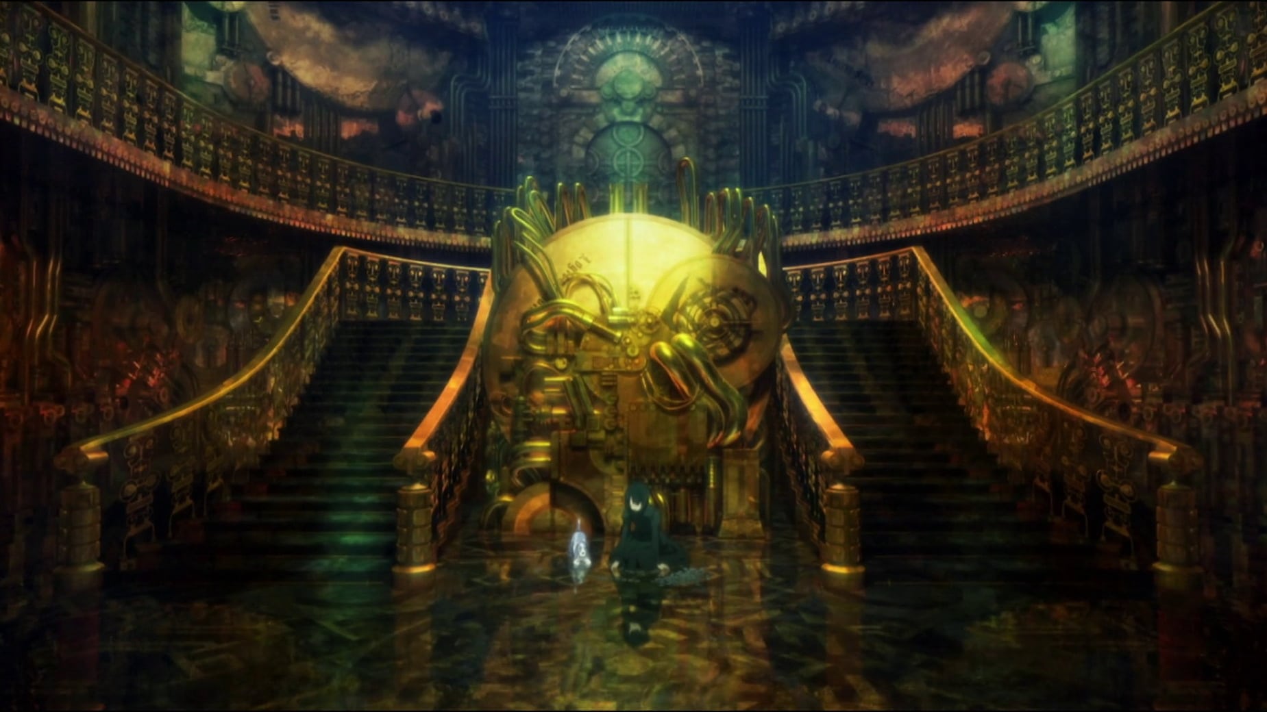 The interior of the Locus Solus mansion in Ghost in the Shell 2: Innocence (2004)