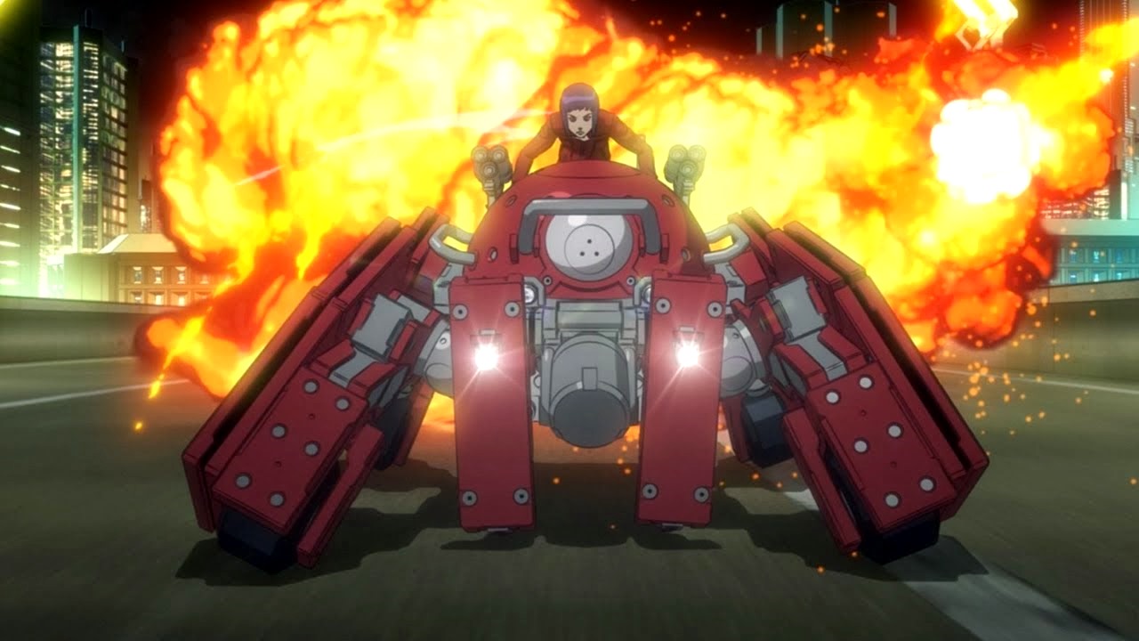 Major Kusanagi aboard the Logicoma robot in Ghost in the Shell: Arise (2013-2014)