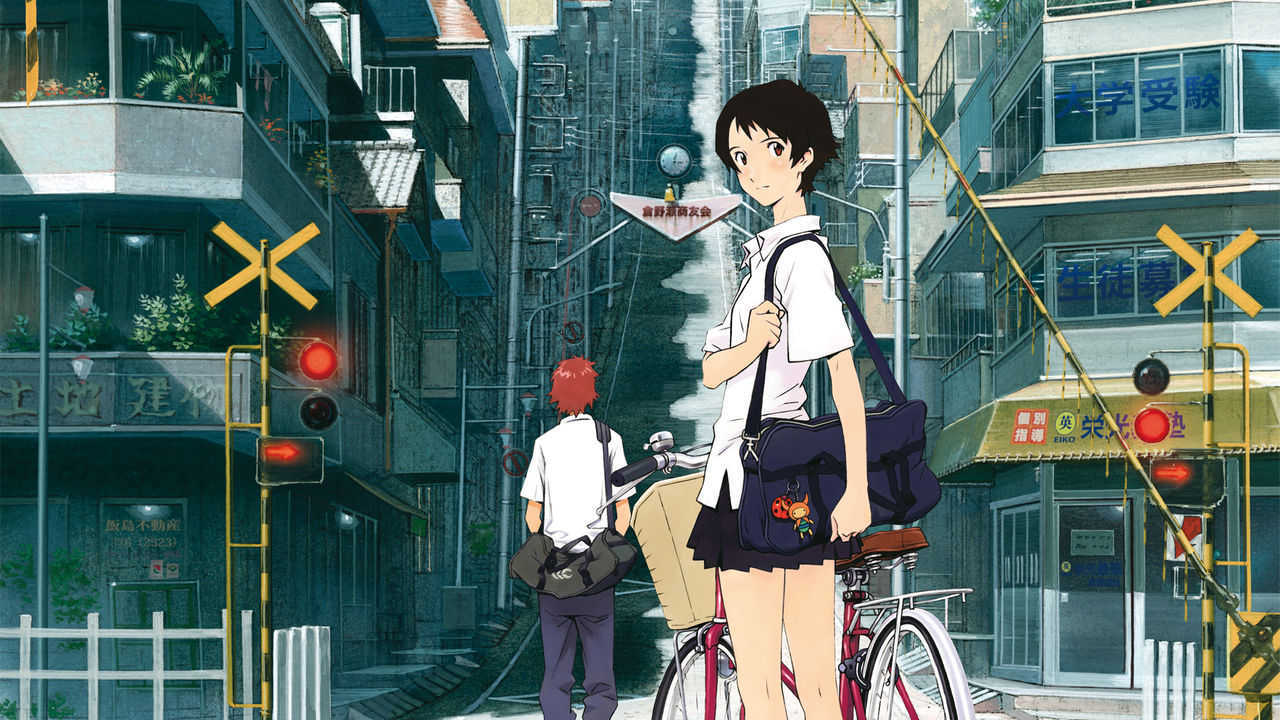 Time-leaping teenager Makoto Konno in The Girl Who Leapt Through Time (2006)