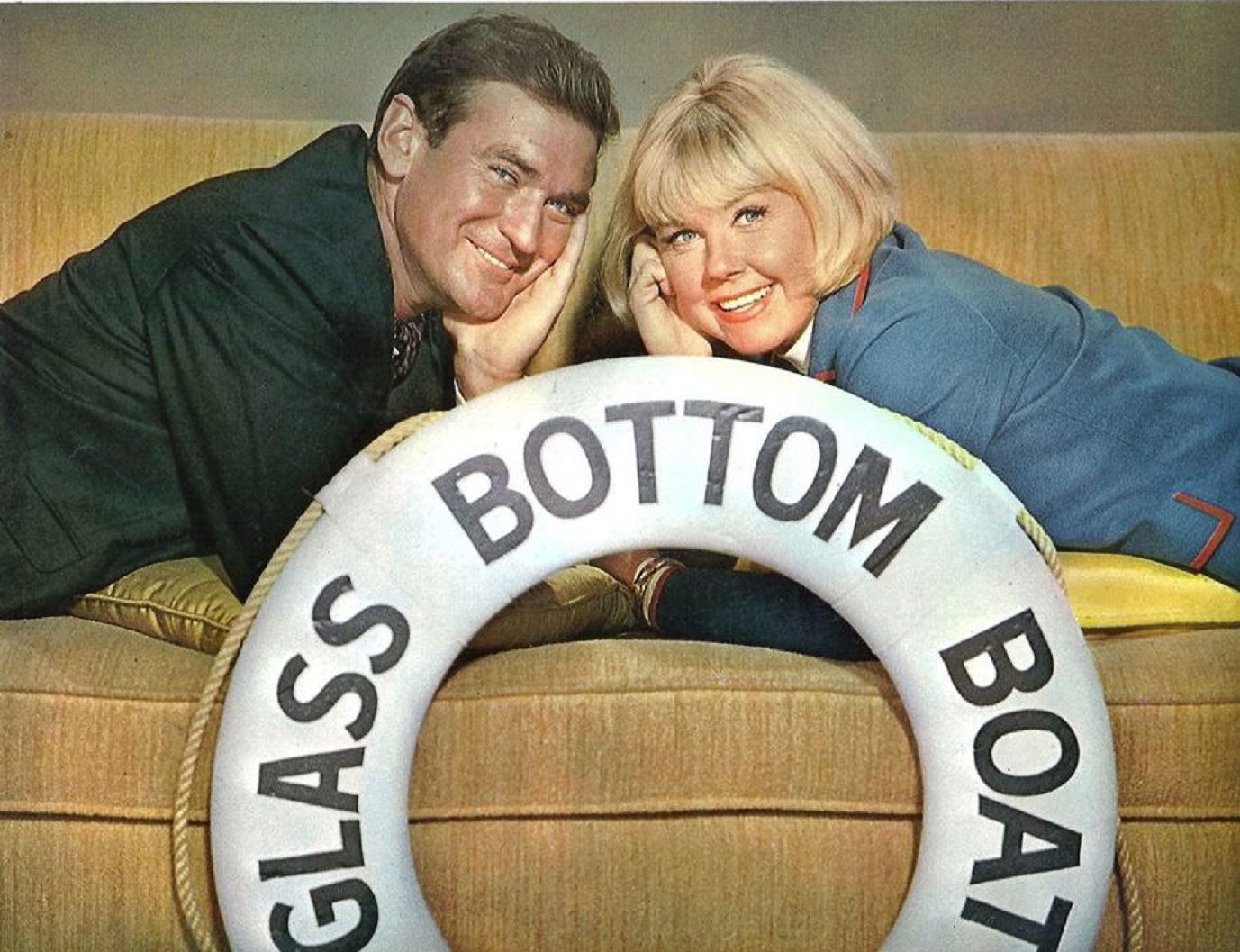 Rod Taylor, Doris Day in The Glass Bottom Boat (1966)