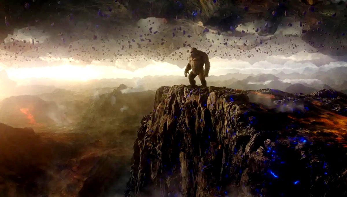 Kong in the Hollow Earth in Godzilla vs Kong (2021)