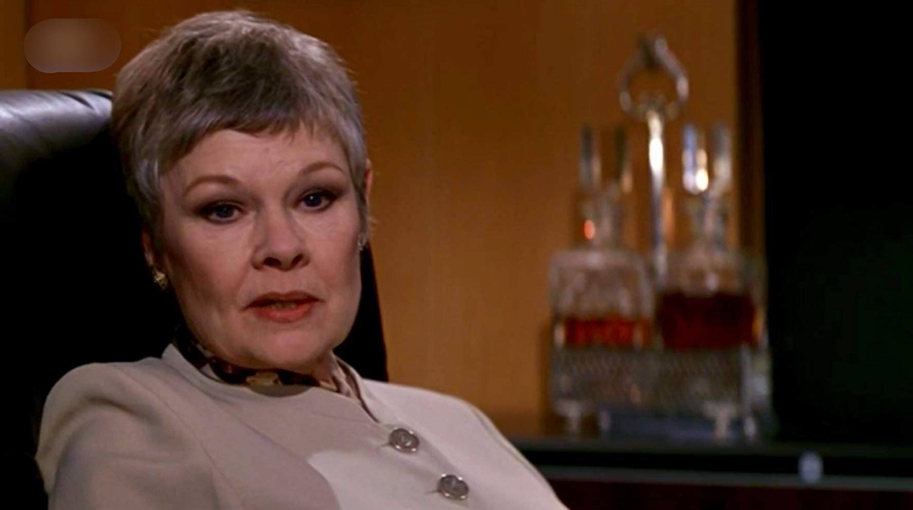 Judi Dench as M in Goldeneye (1995)